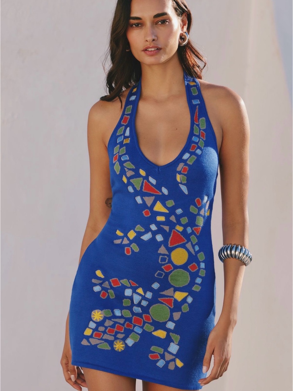 NWT Anthropologie Celandine Park Guell Mini  Midi Sweater Dress